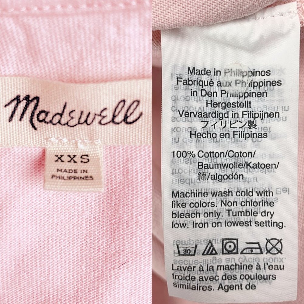 Madewell Dreamy Pink Puff Sleeve Cotton Knit Tee - Picture 7 of 10